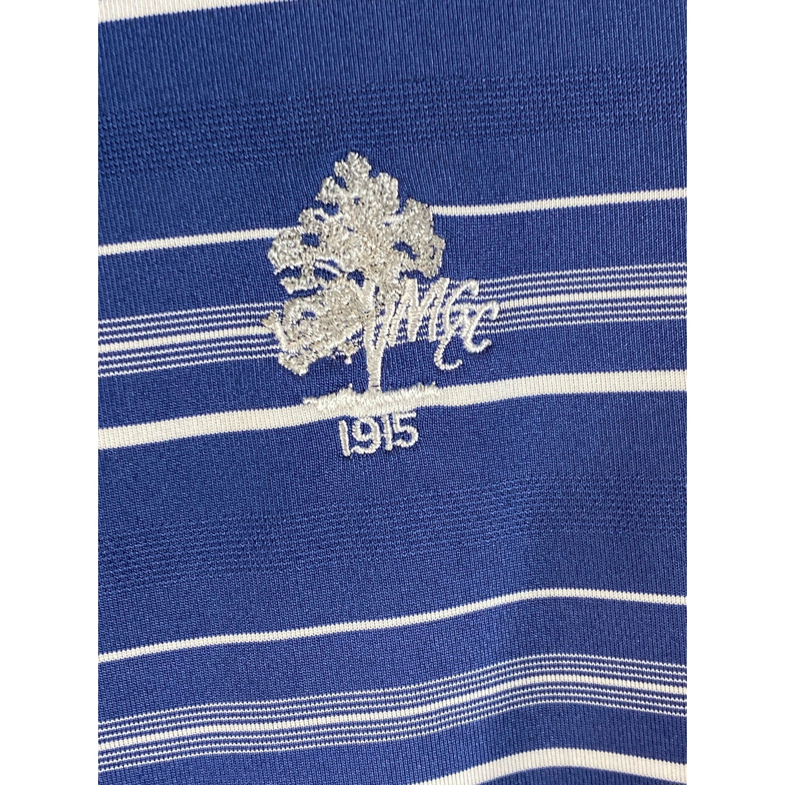 ADIDAS Men's Blue 2 Color Stripe Puremotion Short Sleeve Golf Jersey Polo SZ 2XL