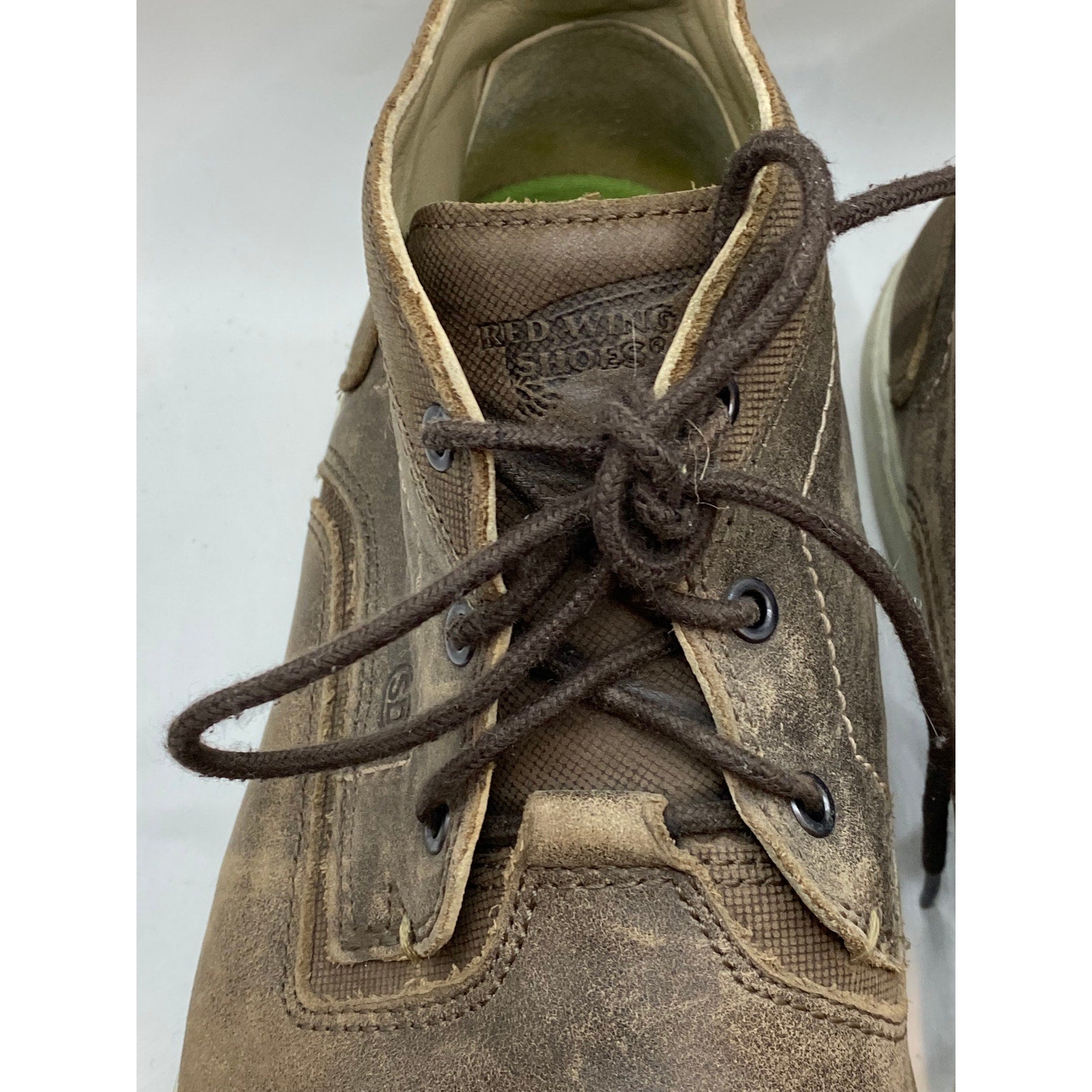 RED WING Men's Brown Steel-Toe Lace-Up Chukka Boots SZ 11