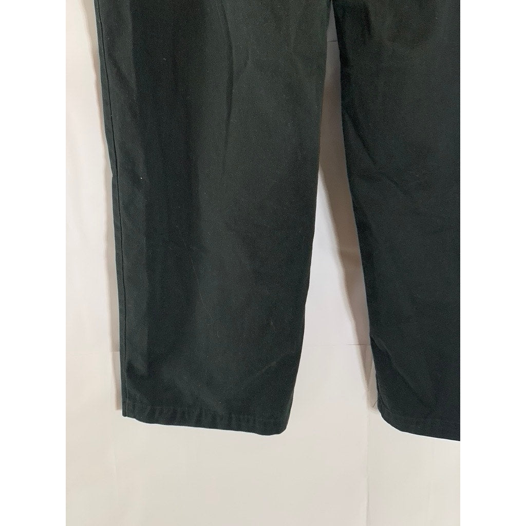 CARHARTT WIP Women's Black Solid W' Tristin Relaxed-Fit Tapered-Leg Pant SZ 31