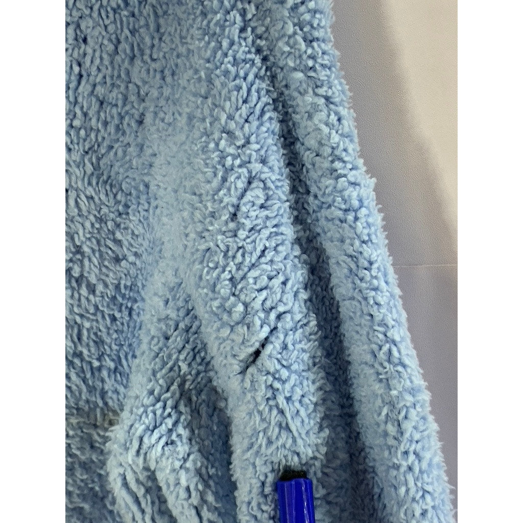 MOM MADE Women's Light Blue Knit Mock-Neck Pullover Sweater SZ S