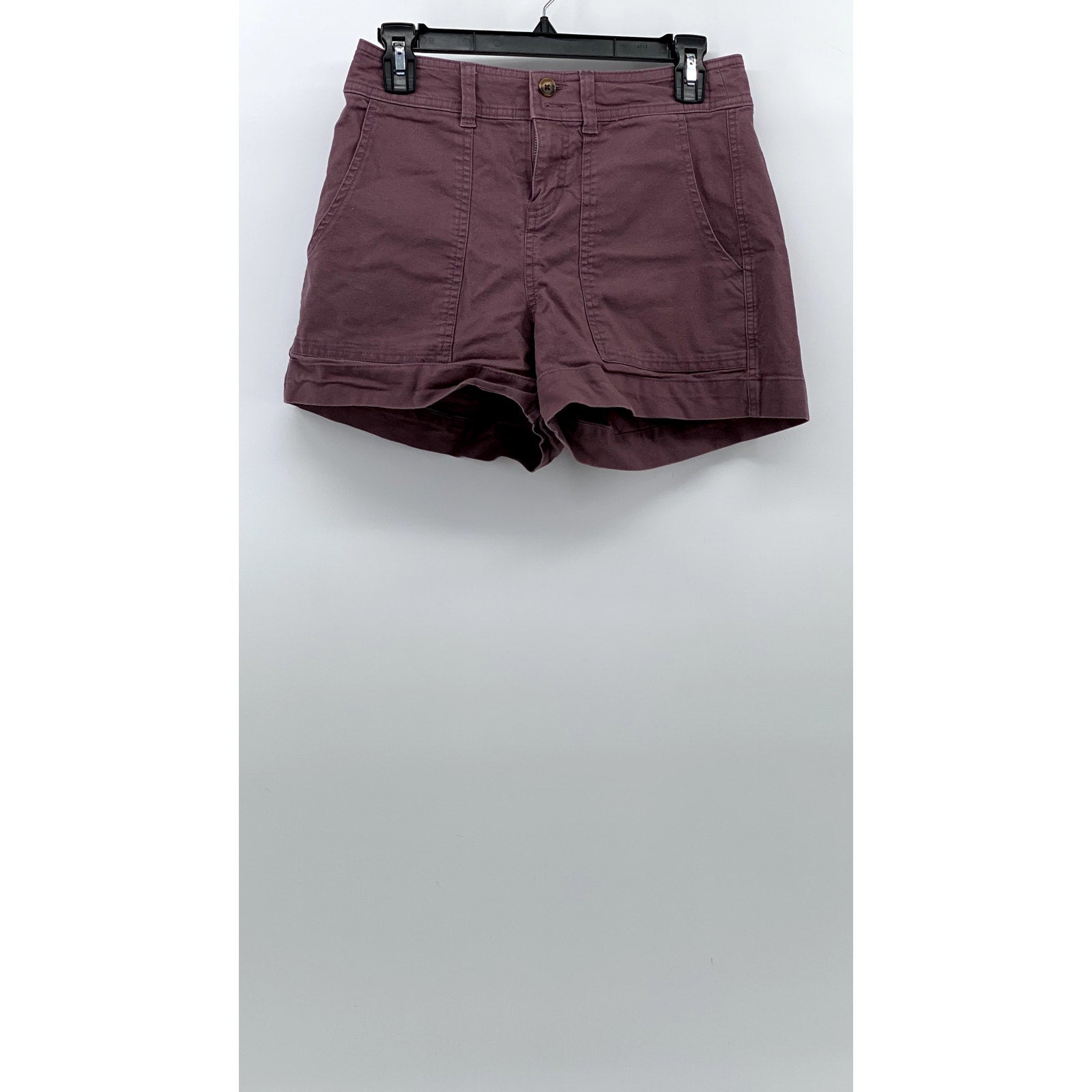 A NEW DAY Women's Mauve Stretch High-Rise Casual Shorts SZ 2