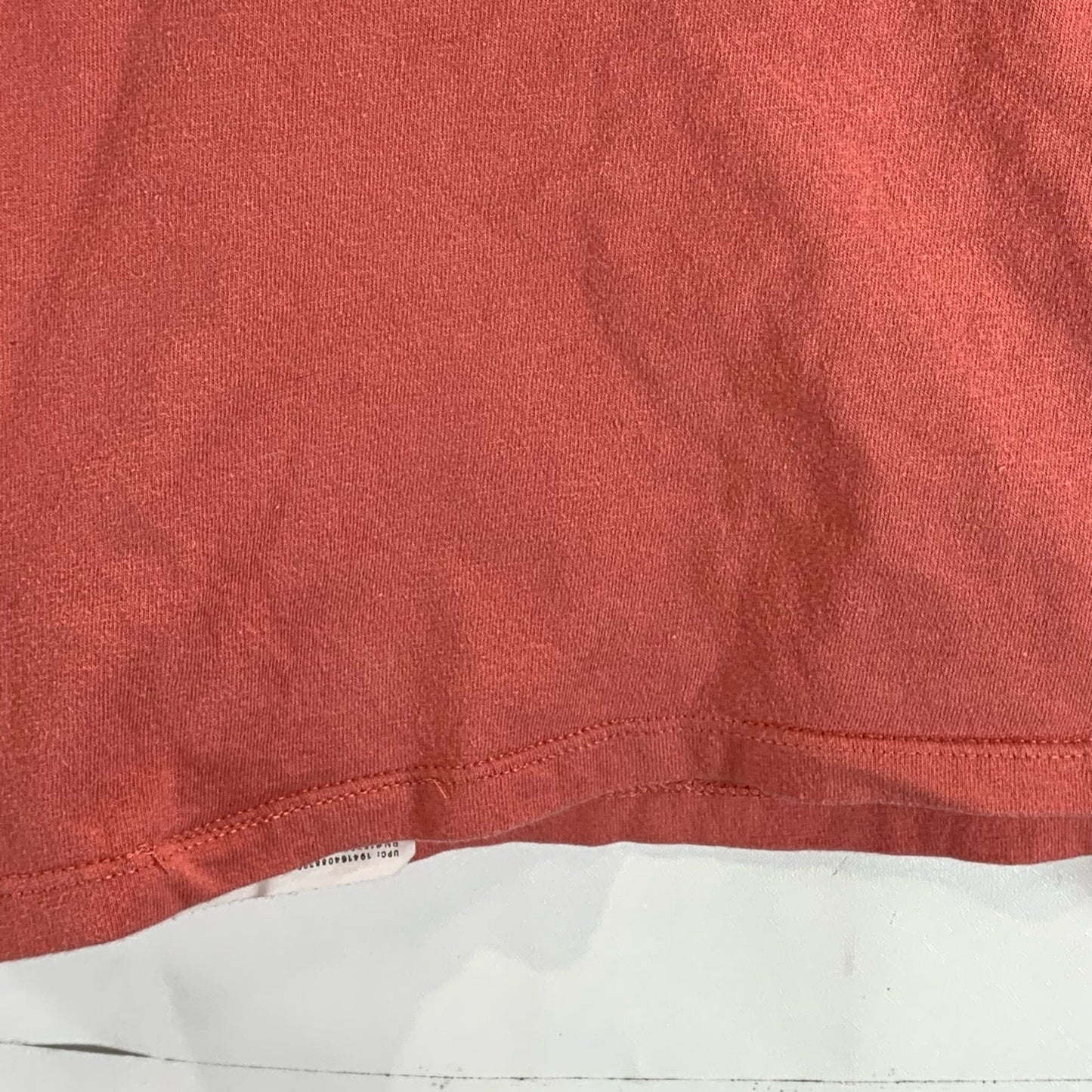 CHAMPION Men's Orange Big C Script Logo Crewneck Short Sleeve T-Shirt SZ M