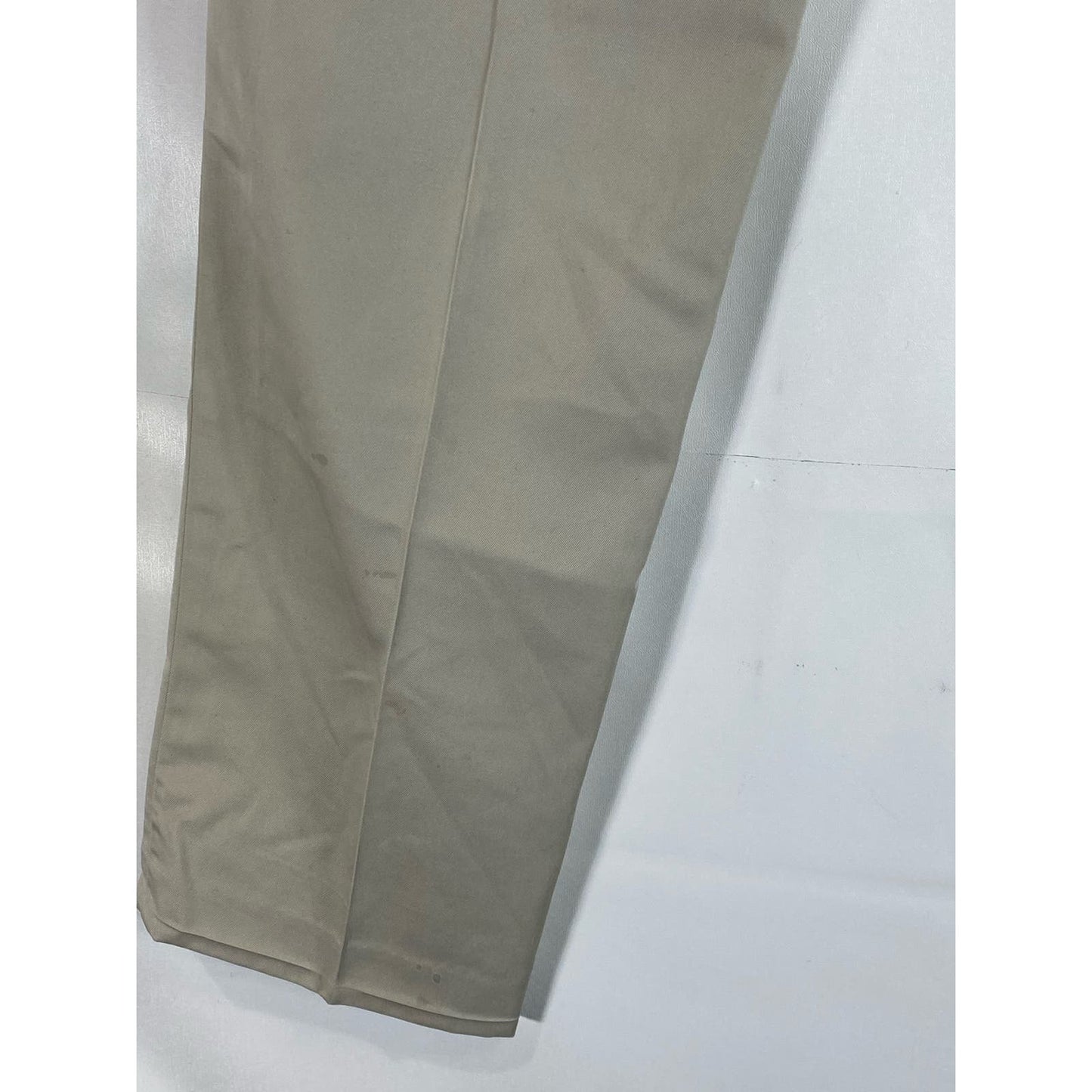 BANANA REPUBLIC Men's Beige Modern Slim-Fit Non-Iron Flat Front Pants SZ 30x32