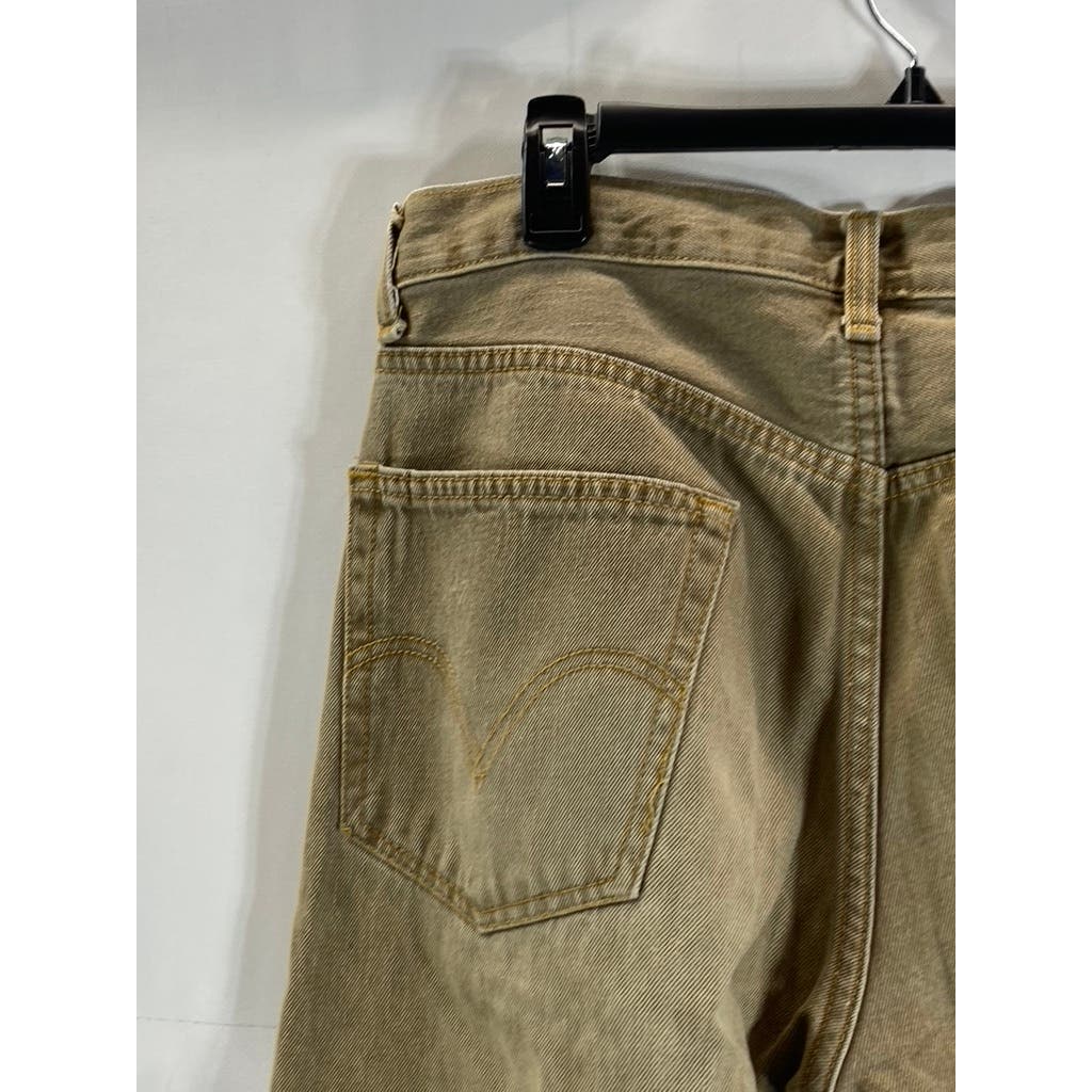 LEVI'S Men's Tan 505 Regular-Fit Five-Pocket Jeans SZ 32X30