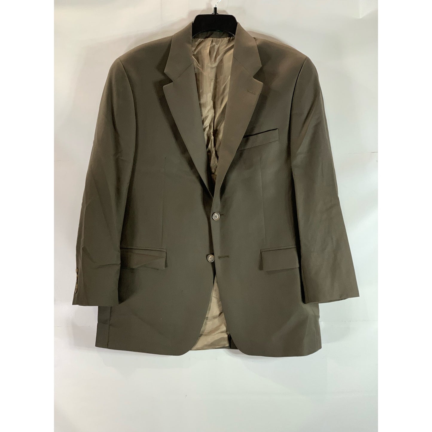 LAUREN RALPH LAUREN Men's Brown Two-Button Wool Suit SZ 44R/34X30