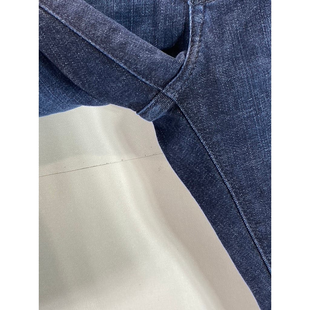 MOTT & BOW Men's Dark Blue Faded Skinny-Leg Crosby Denim Jeans SZ 31X32