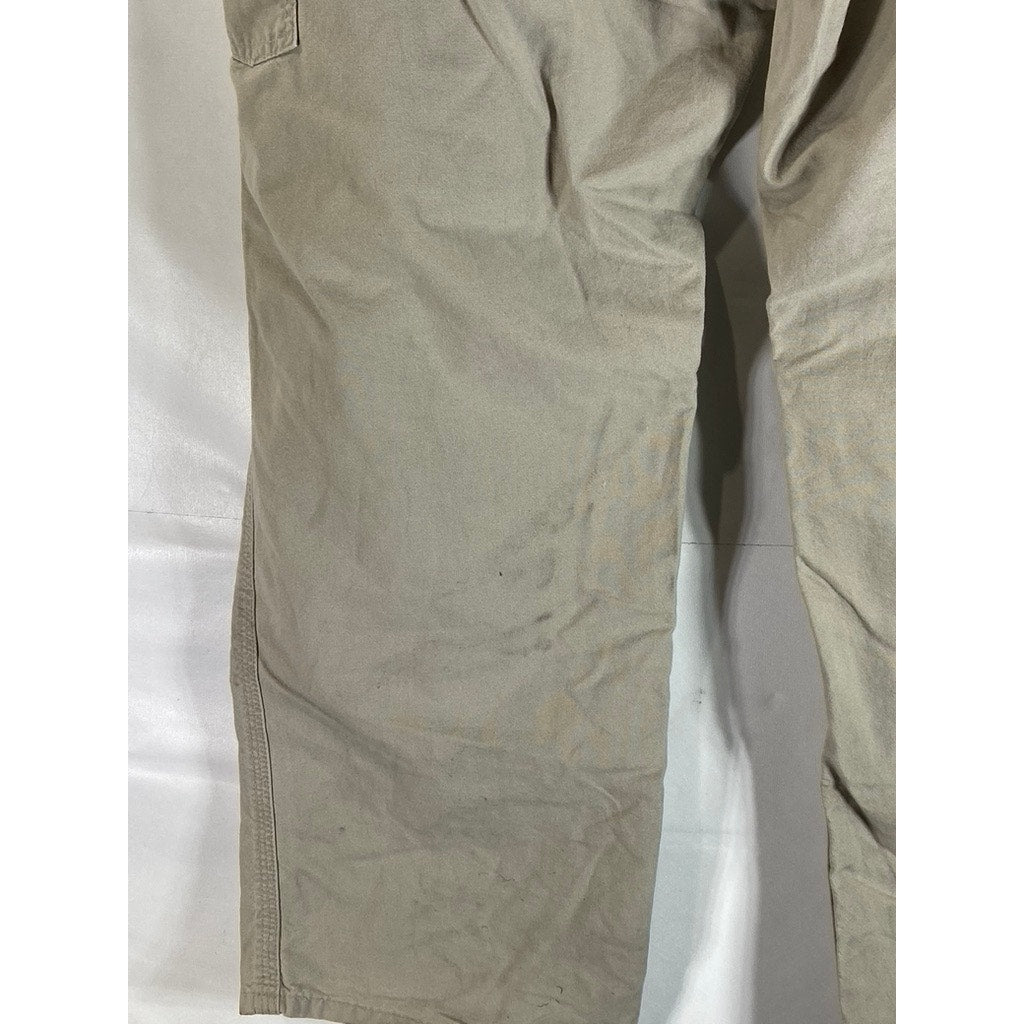 CARHARTT Men's B151 Tan Loose Original Fit Canvas Utility Work Pant SZ 38X32