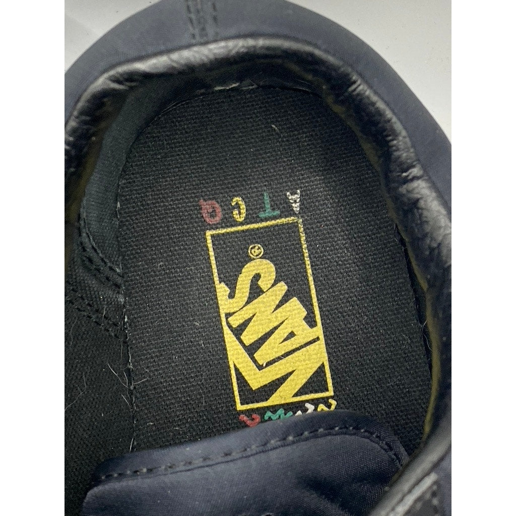 VANS Men’s Black A Tribe Called Quest Logo Lace-Up Sneakers SZ 13