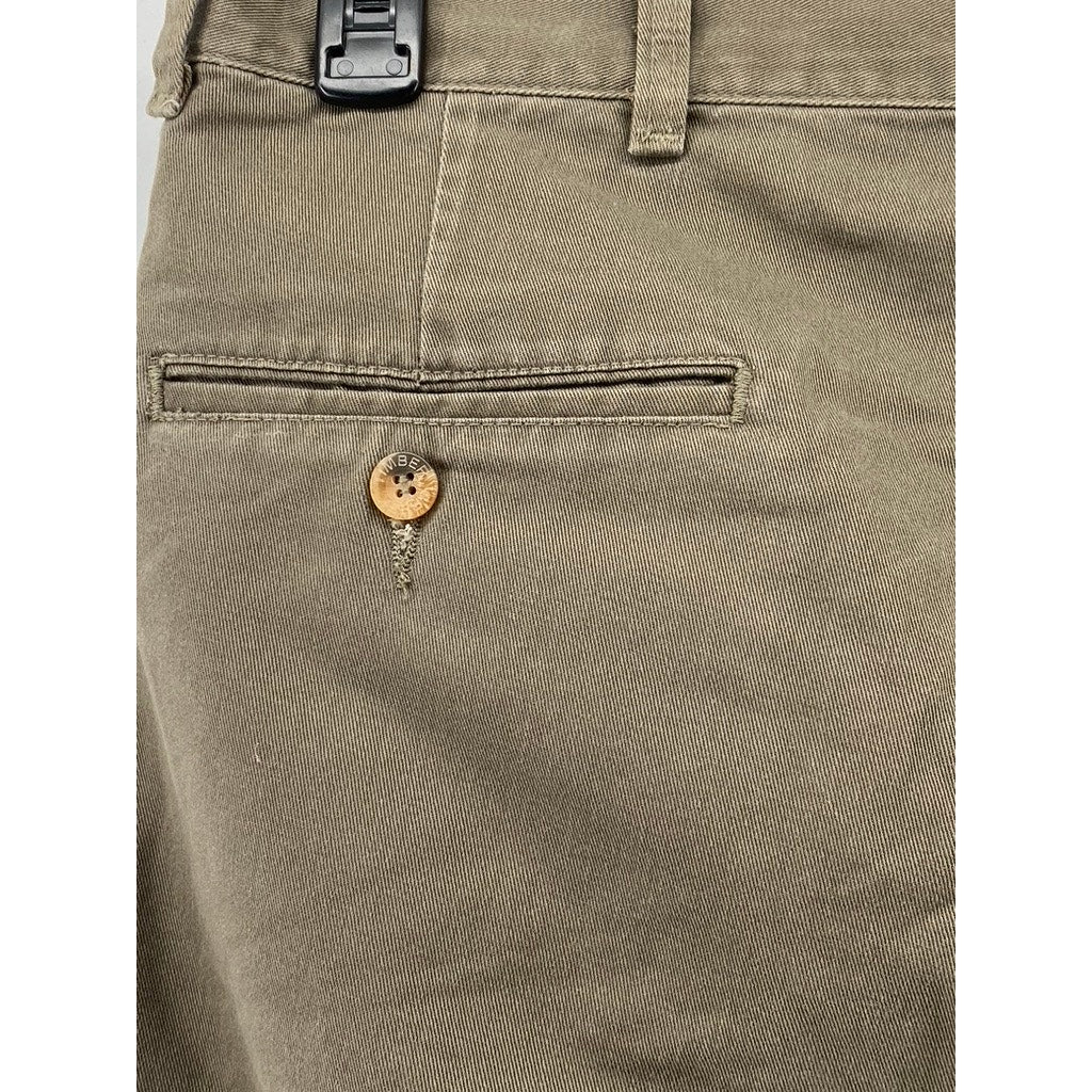 TIMBER CREEK BY WRANGLER Men's Vintage Tan Regular-Fit Pleated Shorts SZ 38