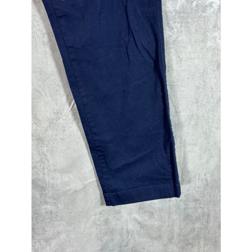 J.CREW Factory Men's Navy Straight-Fit Flex Chino Pants SZ 33X32