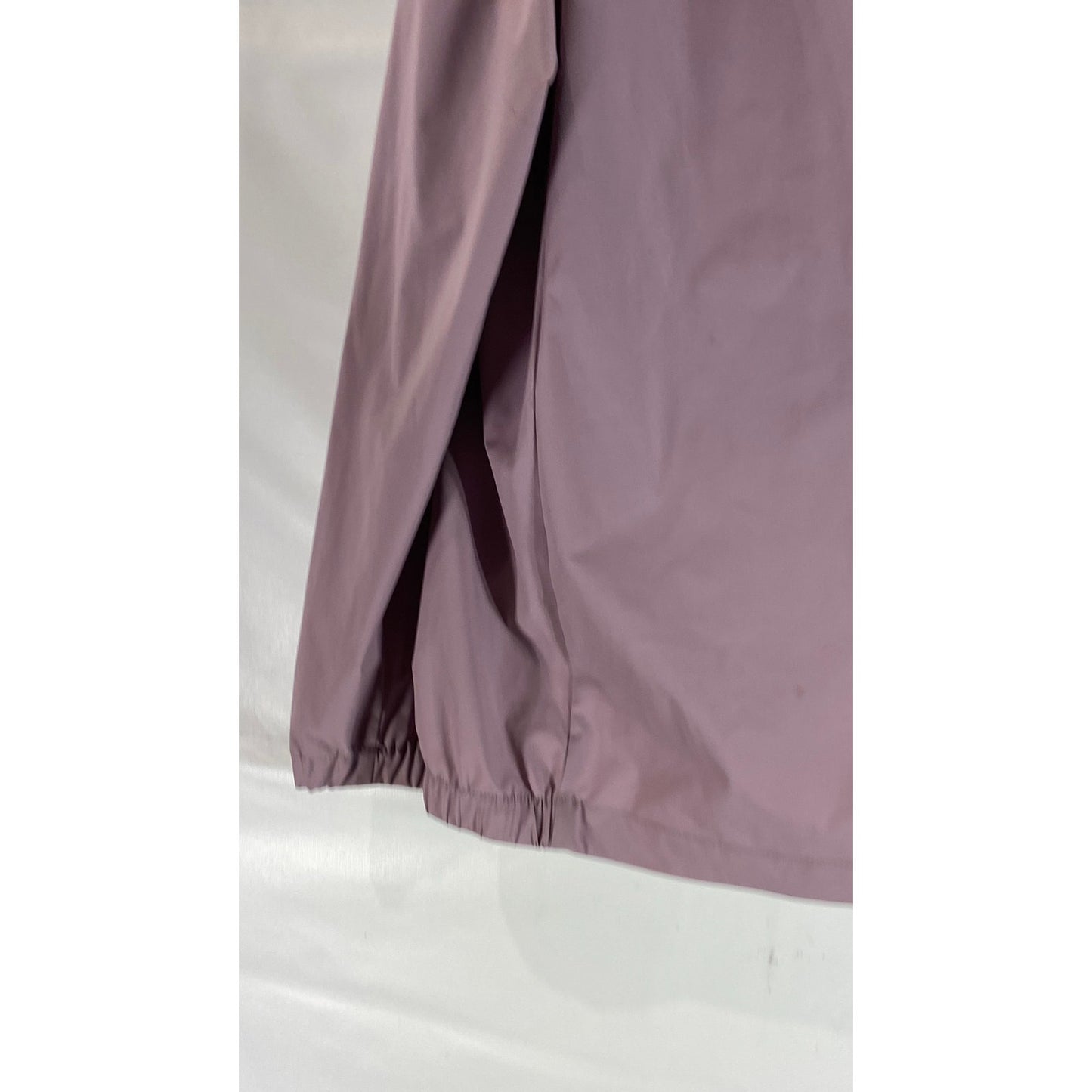 BR STANDARD Women's Mauve Popover Hooded Lightweight Jacket SZ L