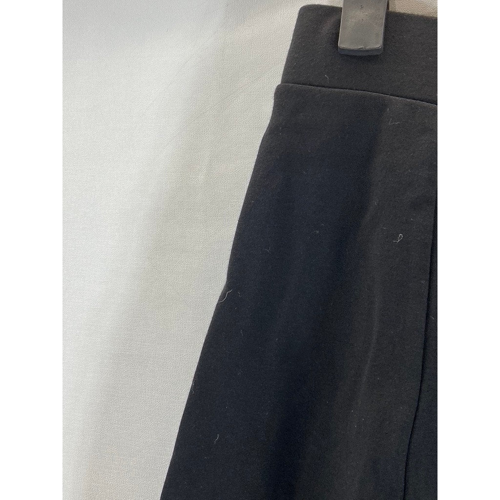 DIVIDED By H&M Women's Solid Black Skater Mini Skirt SZ S