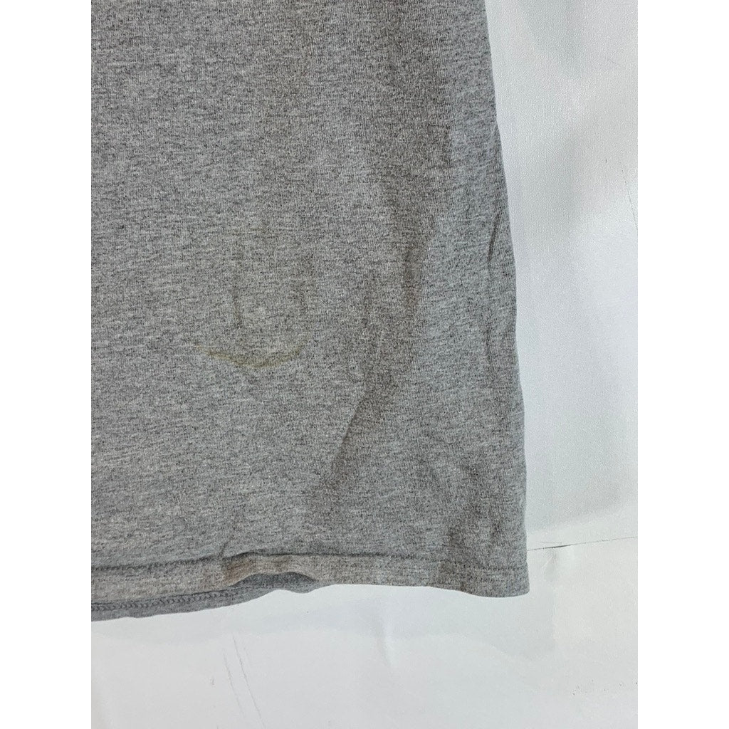CHAMPION Men's Gray Penn State Nittany Lions Crewneck Short Sleeve T-Shirt SZ L
