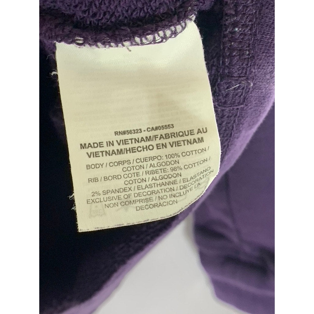 NIKE Women's Vintage Purple Run With The Original Logo Crewneck Sweatshirt SZ M