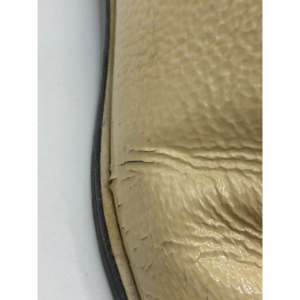 MERCEDES CASTILLO Women's Tan Pebble Leather Xandra Round-Toe Ankle Boots SZ 7.5