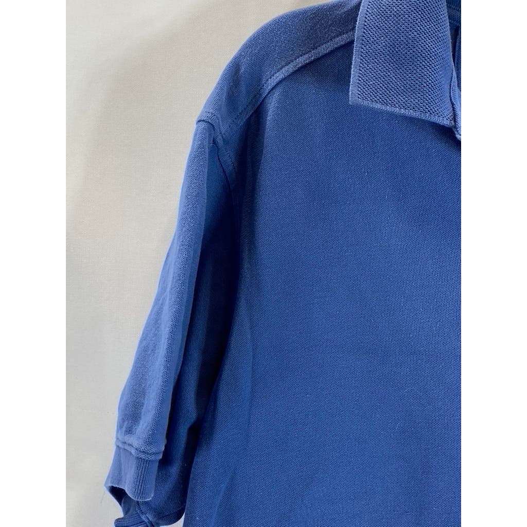 TOMMY BAHAMA Men's Blue Short Sleeve Classic-Fit Polo Shirt SZ L