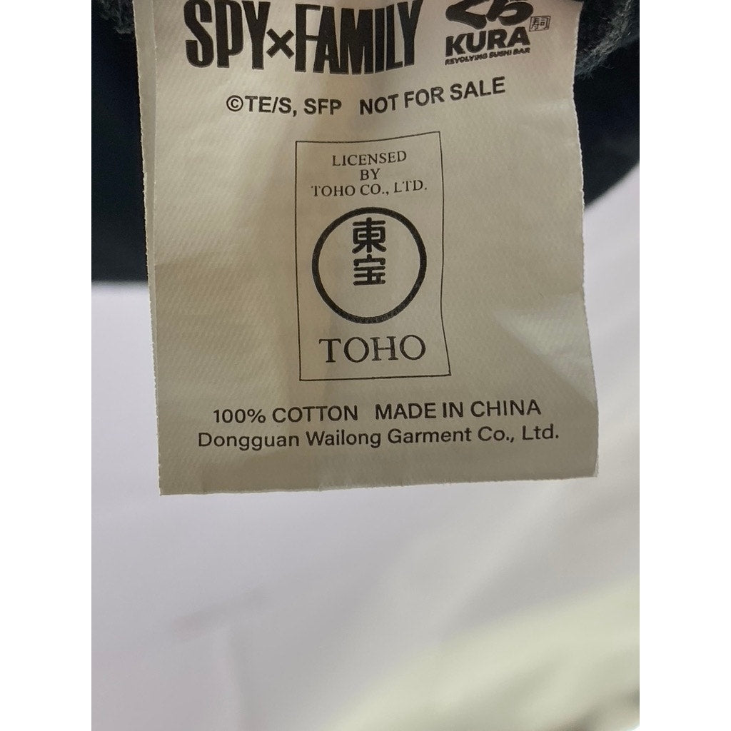 SPY FAMILY X KURA SUSHI Unisex Vintage Graphic Crewneck Short Sleeve T-Shirt SZL