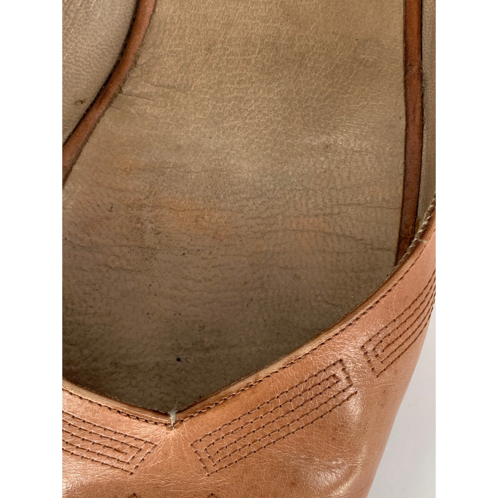 BRUNO MAGLI Women's Vintage Brown Leather AA Peep-Toe Slingback Pumps SZ 9