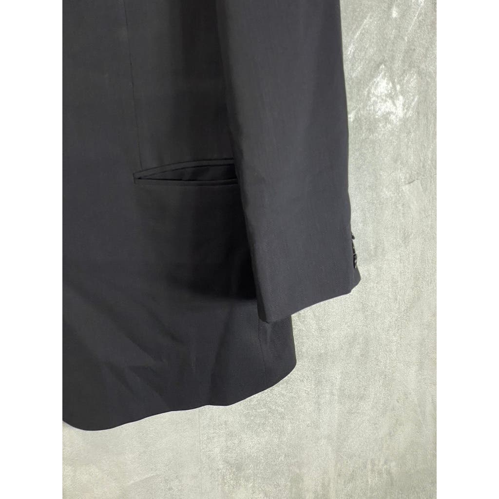 BOSS HUGO BOSS Men's Black Solid Vintage Three-Button Blazer SZ 42R