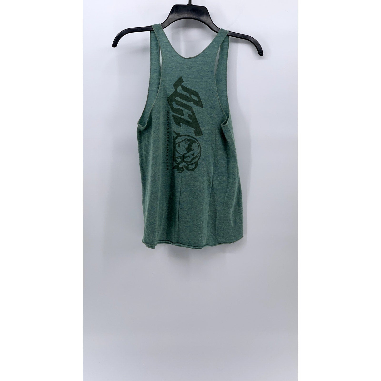 ACT Men's Green Scoop-Neck Graphic Lightweight Tank SZ M