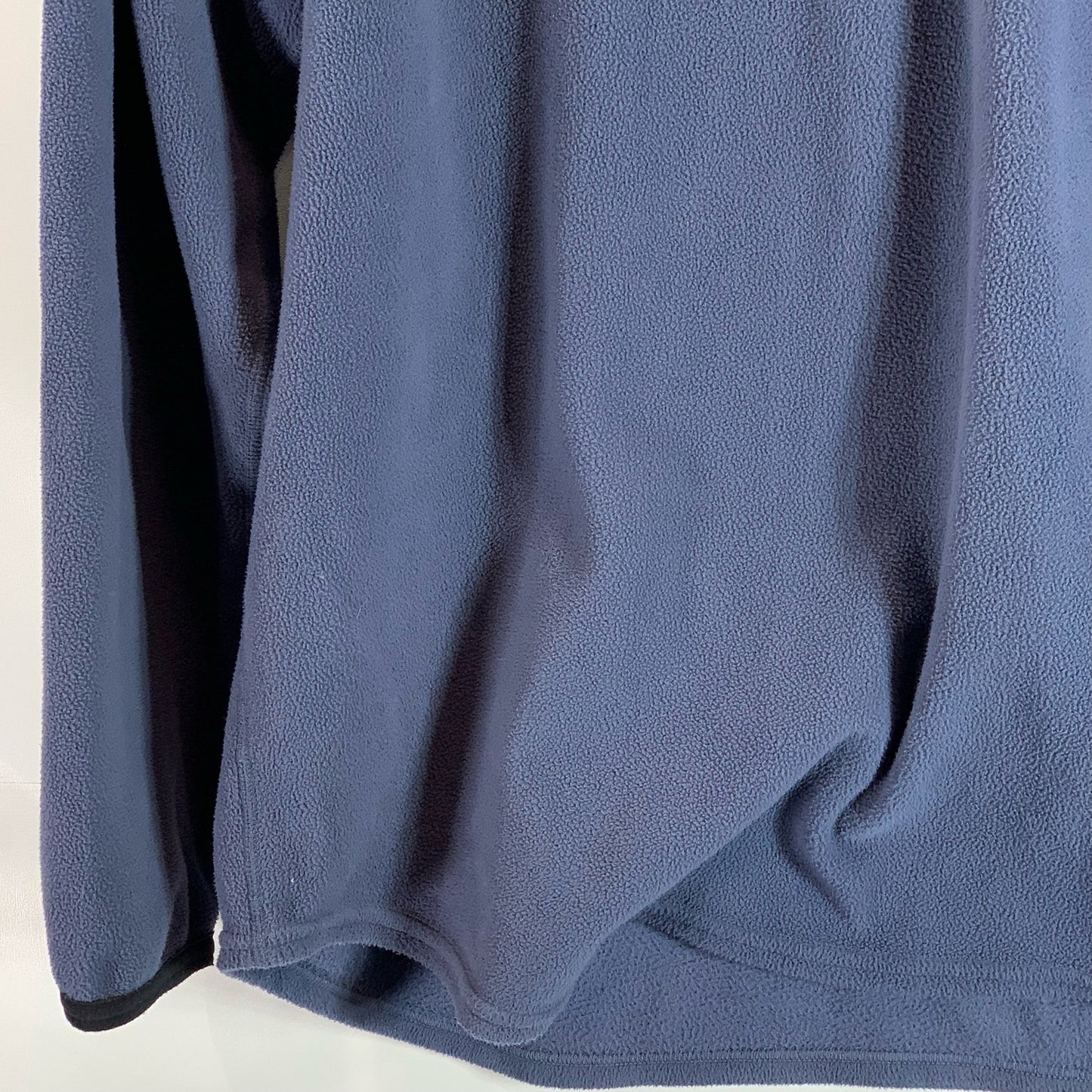 NIKE Men's Navy Therma-Fit Stand Collar Half-Up Fleece Pullover Sweater SZ L
