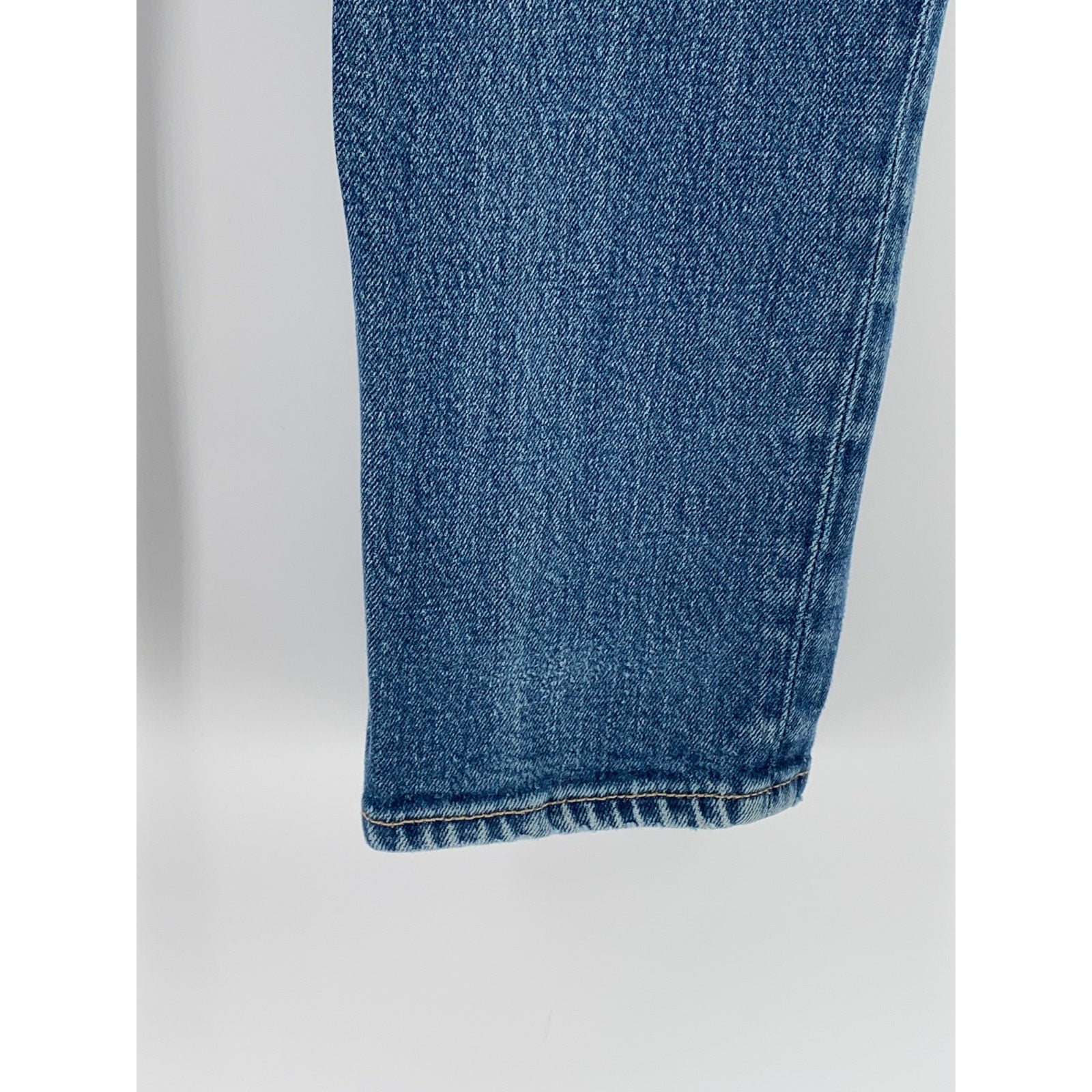 ABERCROMBIE & FITCH Men's Dark Blue Denim Distressed Slim-Leg Jeans SZ 28X30