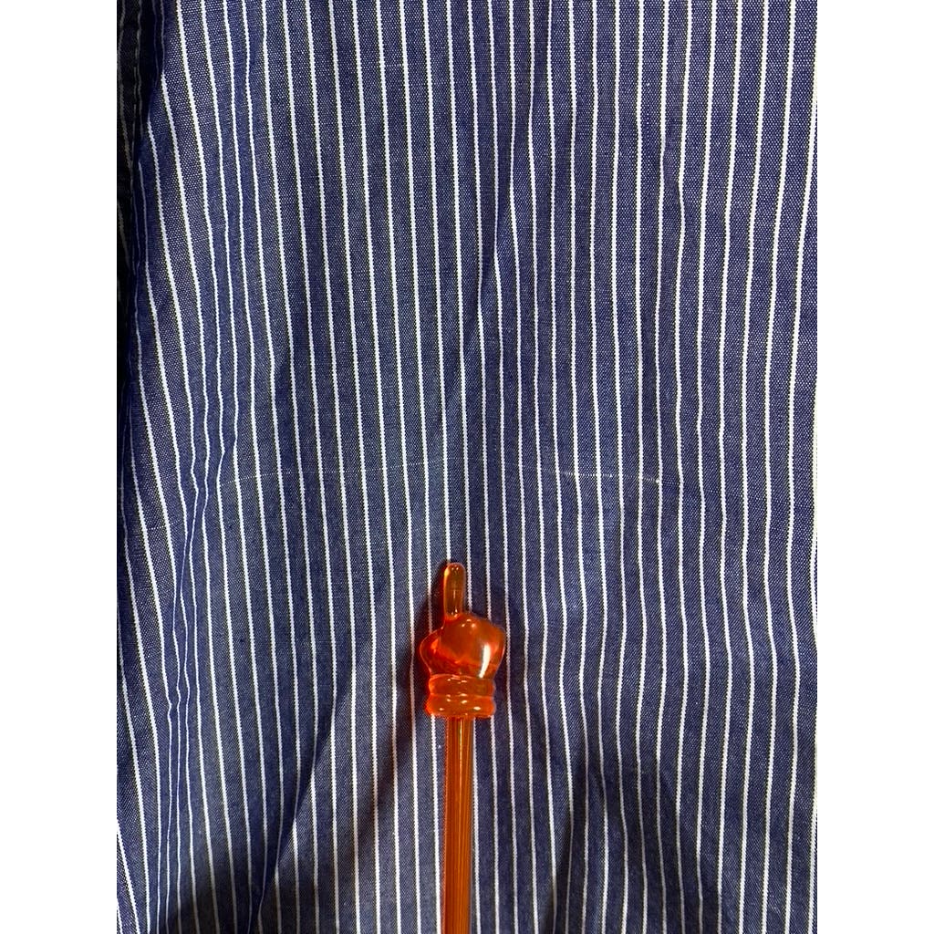 SAKS FIFTH AVENUE Men's Blue/White Striped Button-Up Long Sleeve Shirt SZ XL