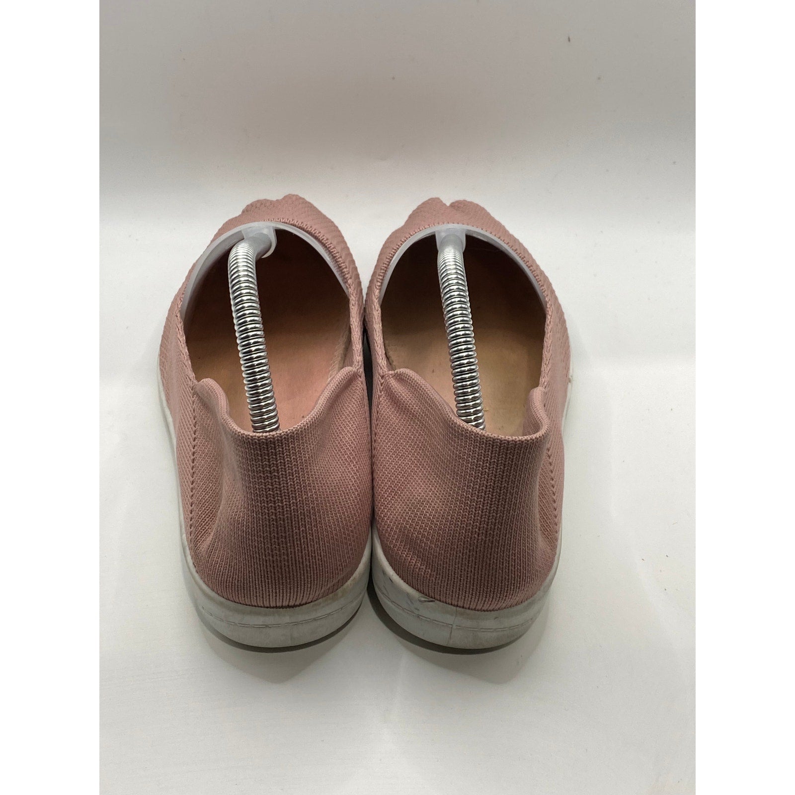 UNBRANDED Women's Salmon Pink Knit Round-Toe Casual Flat Shoes SZ 10