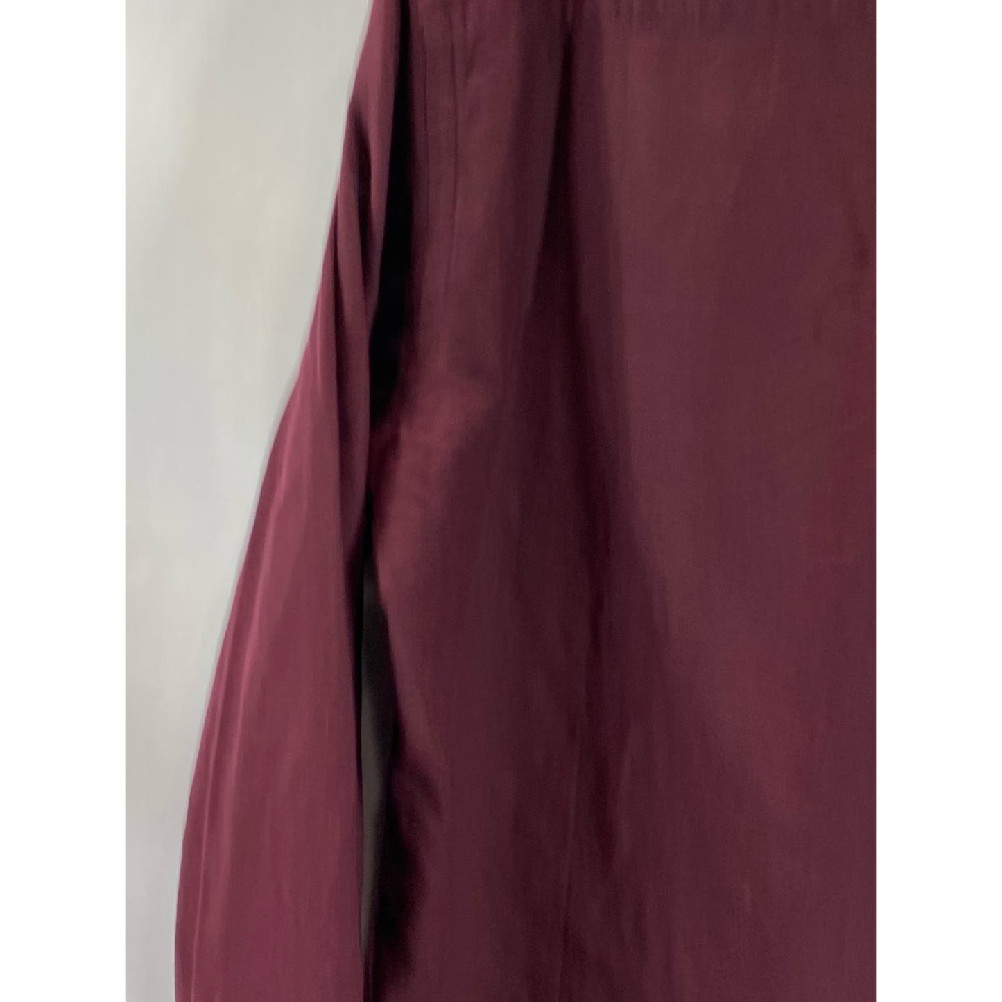 AMERICAN EAGLE Men's Burgundy Classic-Fit Button-Up Long Sleeve Shirt SZ M