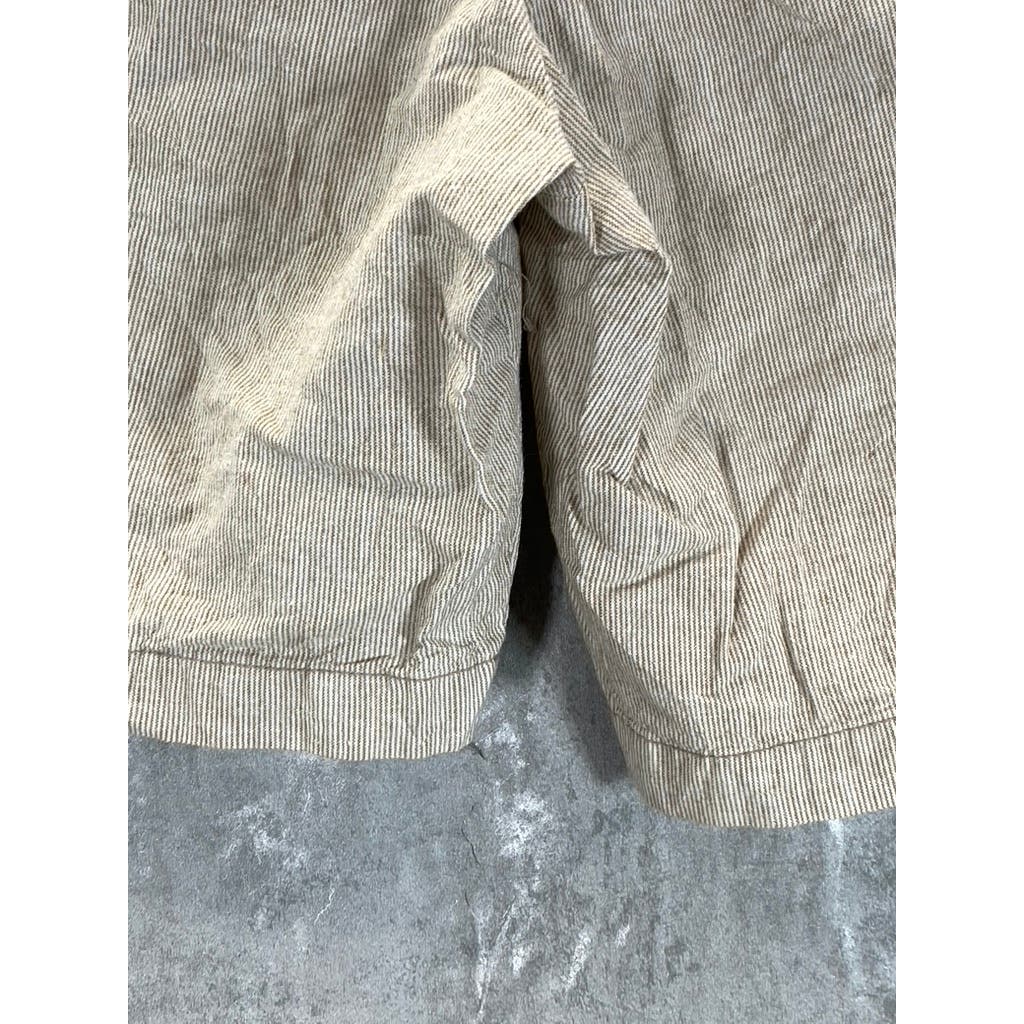 BANANA REPUBLIC Men's Tan Linen-Blend Shorts SZ 30