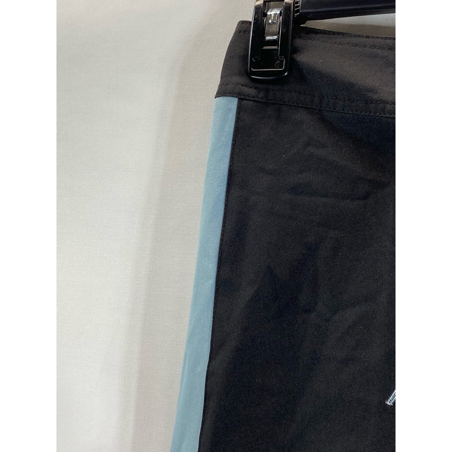 NIKE Men's Black/Blue Drawstring Pull-On Swim Trunks SZ 32