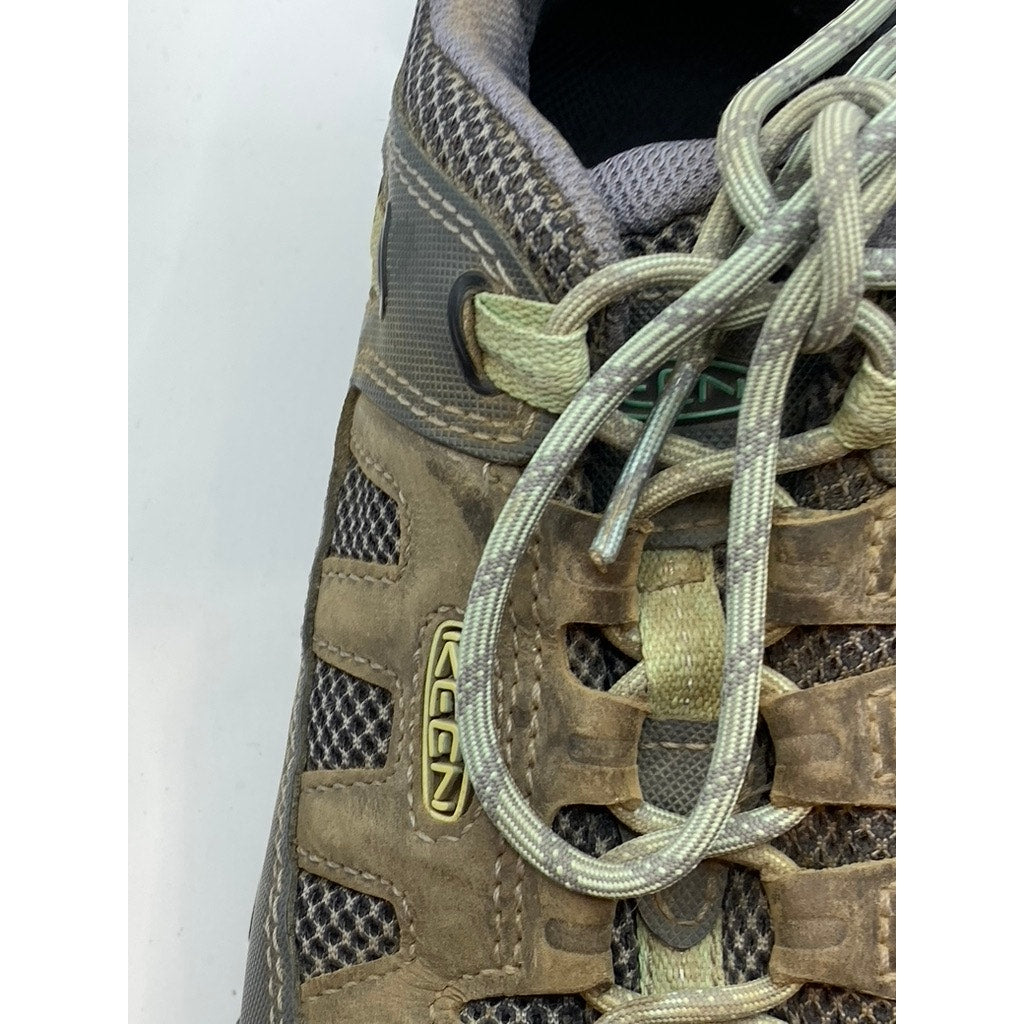 KEEN Men's Brown Targhee Vent Lace-Up lightweight Hiking Shoes SZ 8