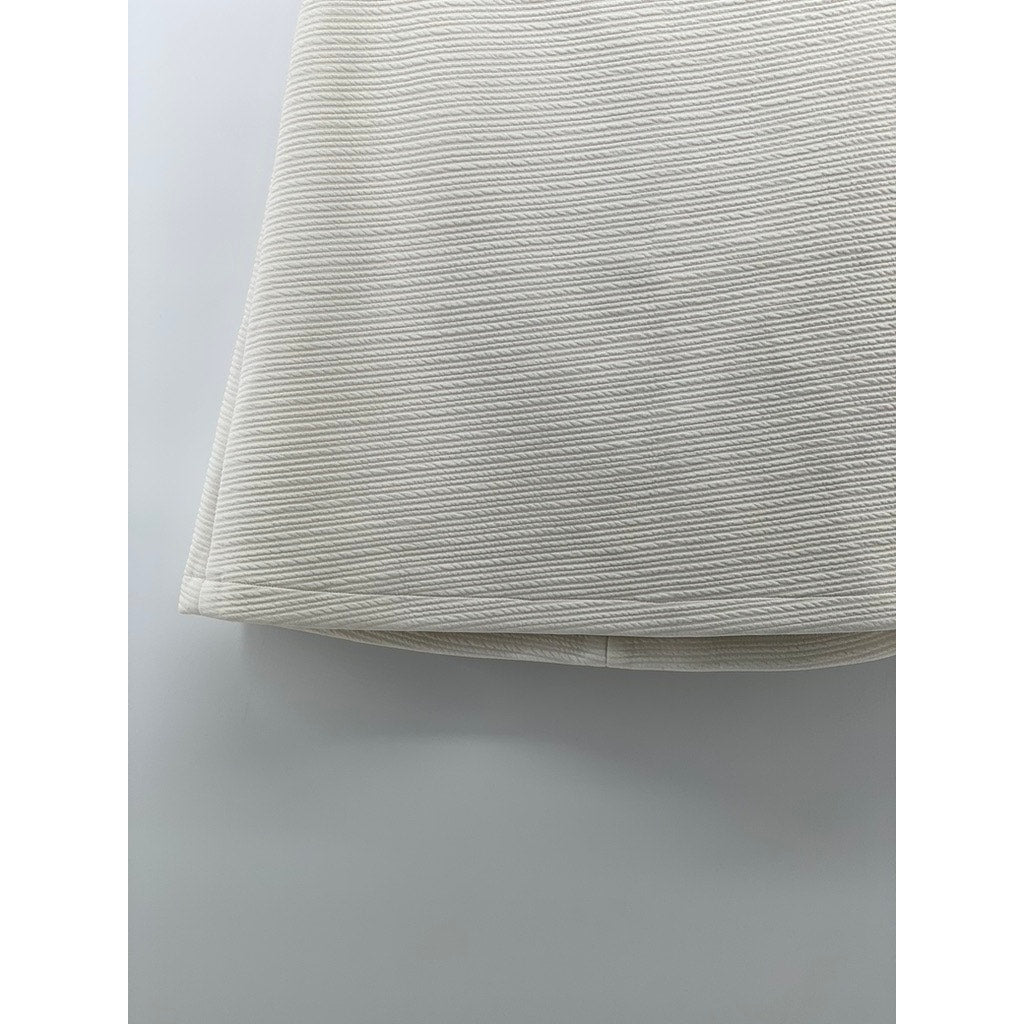 SPORTSGIRL Women's White Textured Pull-On A-Line Pocketless Mini Skirt SZ XS