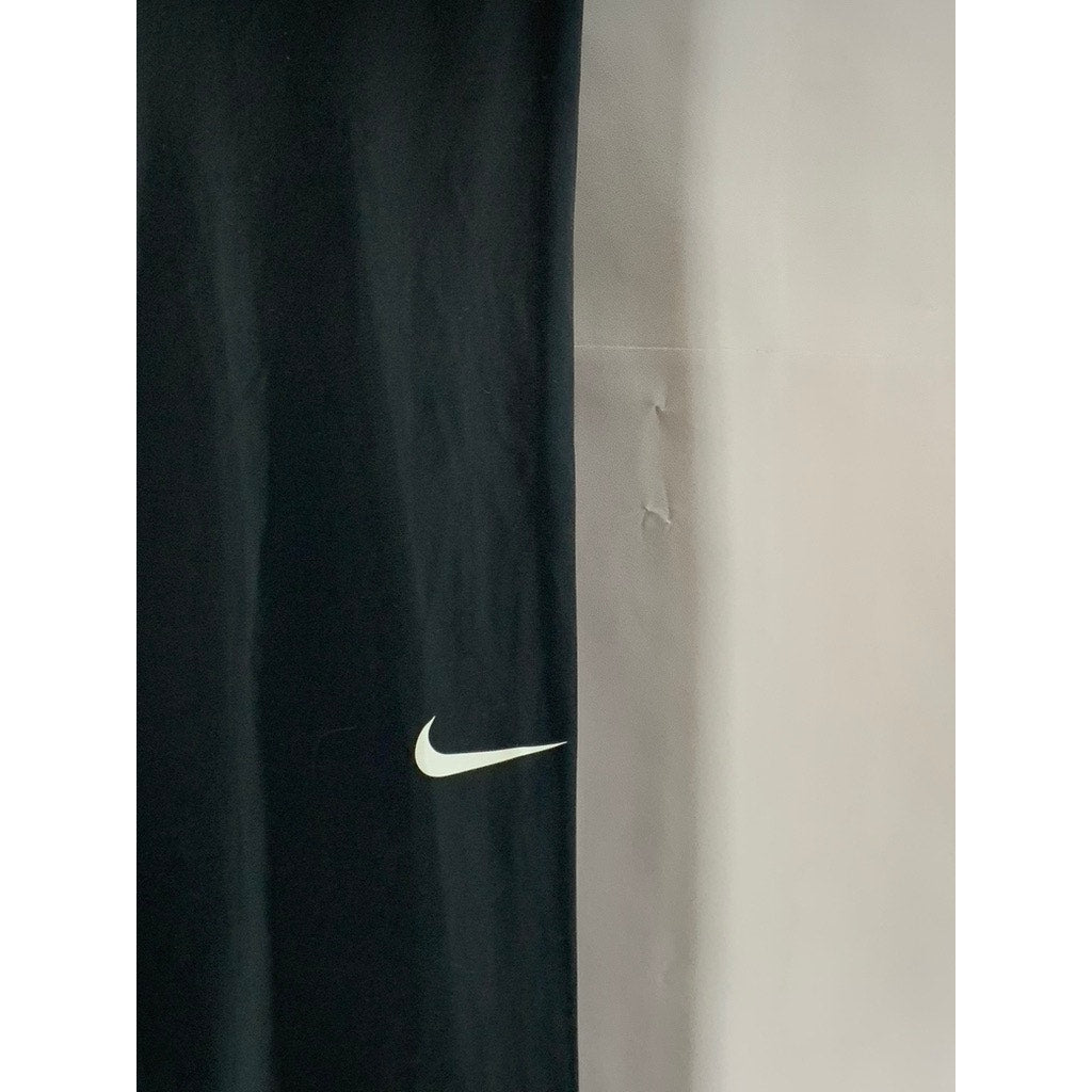 NIKE PRO 365 Women's Black Elastic Waist 7/8 Length Pull-On Leggings SZ S