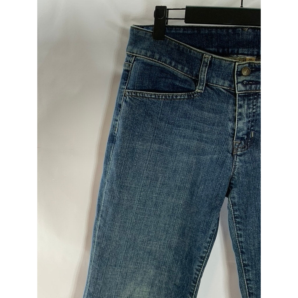 GAP Women's Blue Curvy Straight-Leg Denim Jeans SZ 30