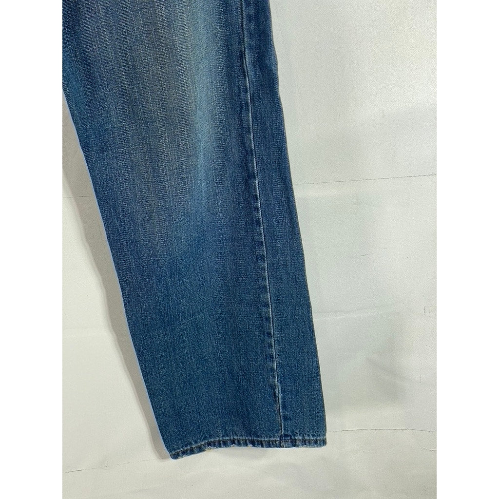 CALVIN KLEIN JEANS Men's Blue Five-Pocket Straight-Leg Denim Jeans SZ 36