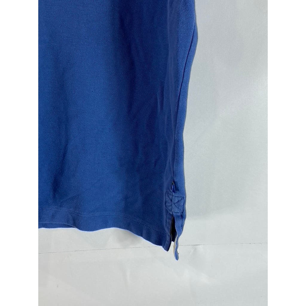 TOMMY BAHAMA Men's Blue Short Sleeve Classic-Fit Polo Shirt SZ L