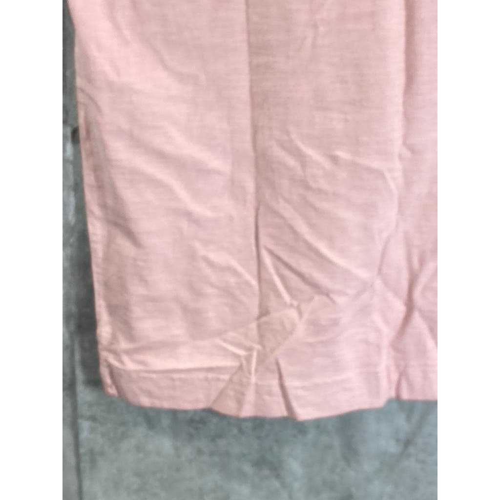 TOMMY HILFIGER Men's Pink Slim-Fit Short Sleeve Polo Shirt SZ M