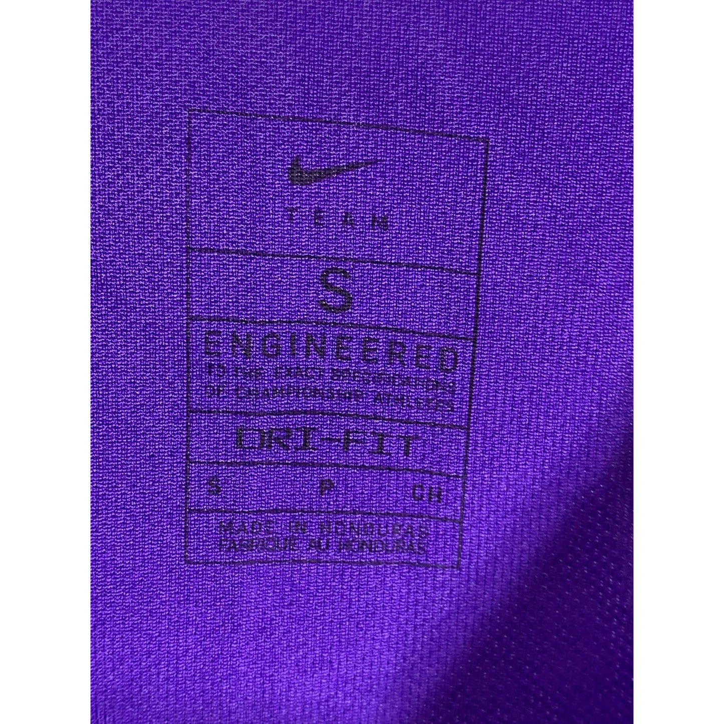 NIKE TEAM Men's Purple/White Custom Dri-Fit Basketball Tank Jersey SZ S