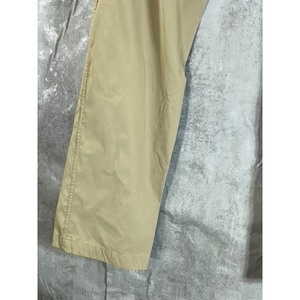 EDDIE BAUER Men's Light Khaki Regular-Fit Stretch Tech Pants SZ 32X30