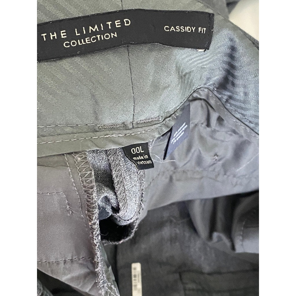 THE LIMITED Women's Dark Gray Long Straight-Leg Cassidy Fit Pant SZ 00L