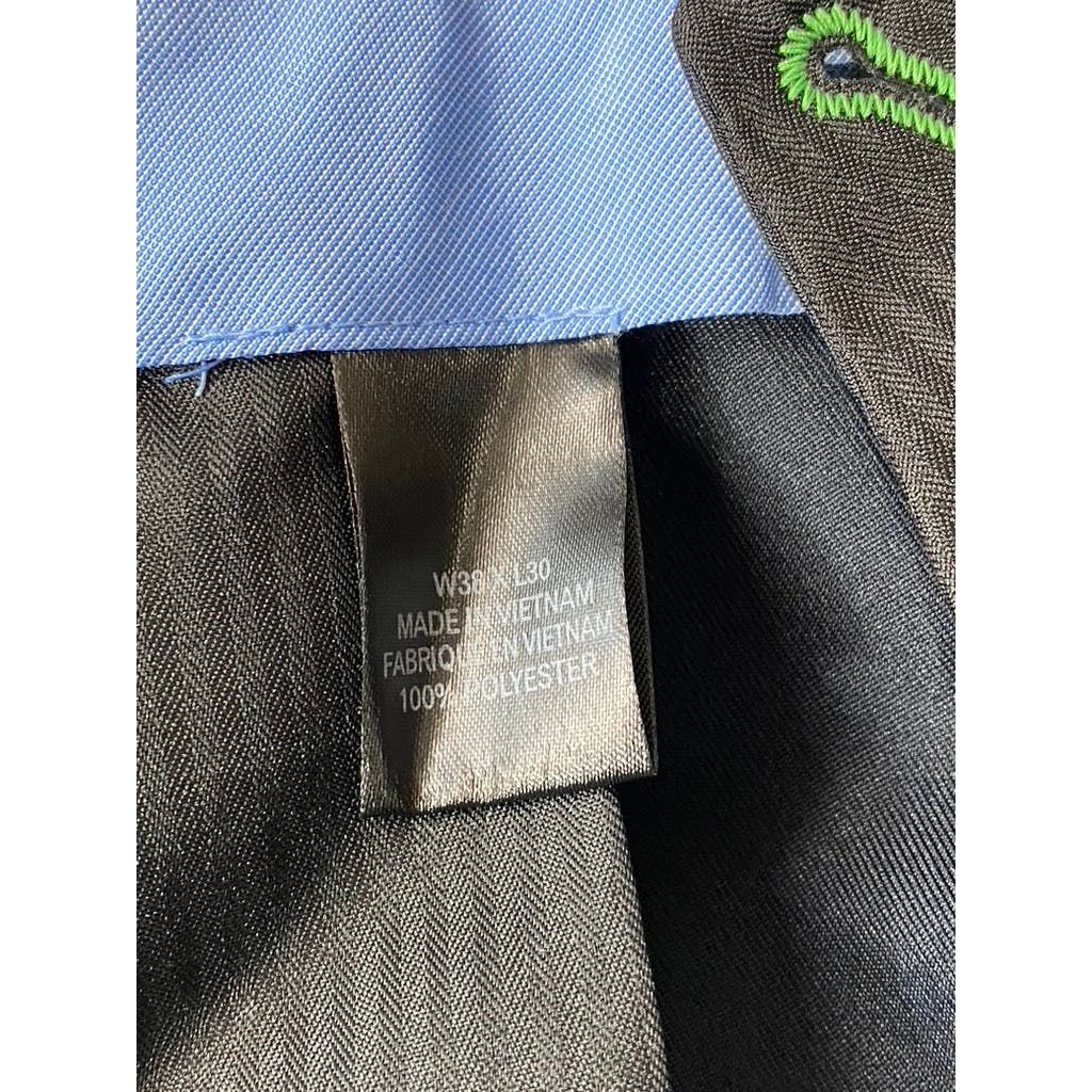 TOMMY HILFIGER Men's Navy Modern-Fit Flat-Front Dress Pants SZ 38X30