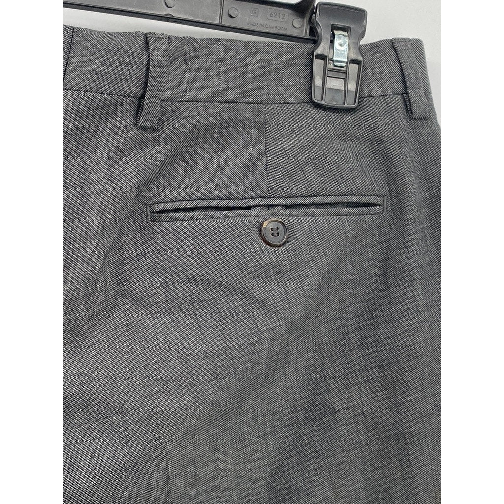ACNE Men's Charcoal Wool Aktie Straight-Leg Pants SZ 48(US32)