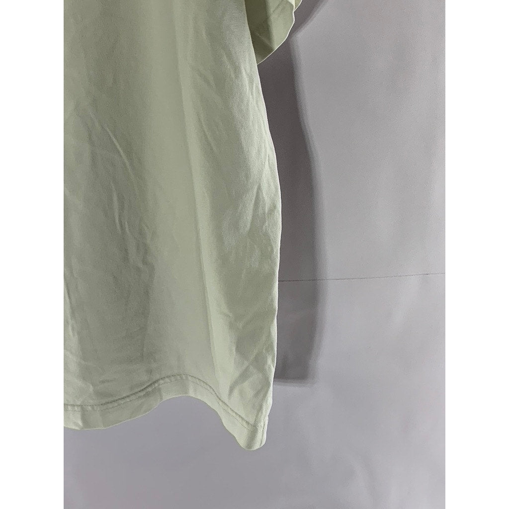 ADIDAS Men's Off-White/Green Stan Smith Crewneck Short Sleeve T-Shirt SZ M