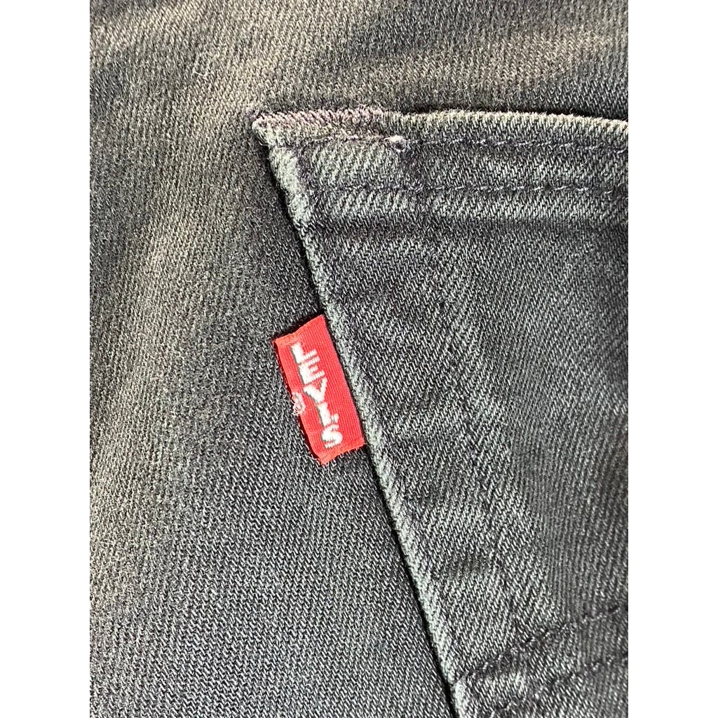 LEVI'S Men's Solid Black 511 Slim-Fit Five-Pocket Jean SZ 34X34