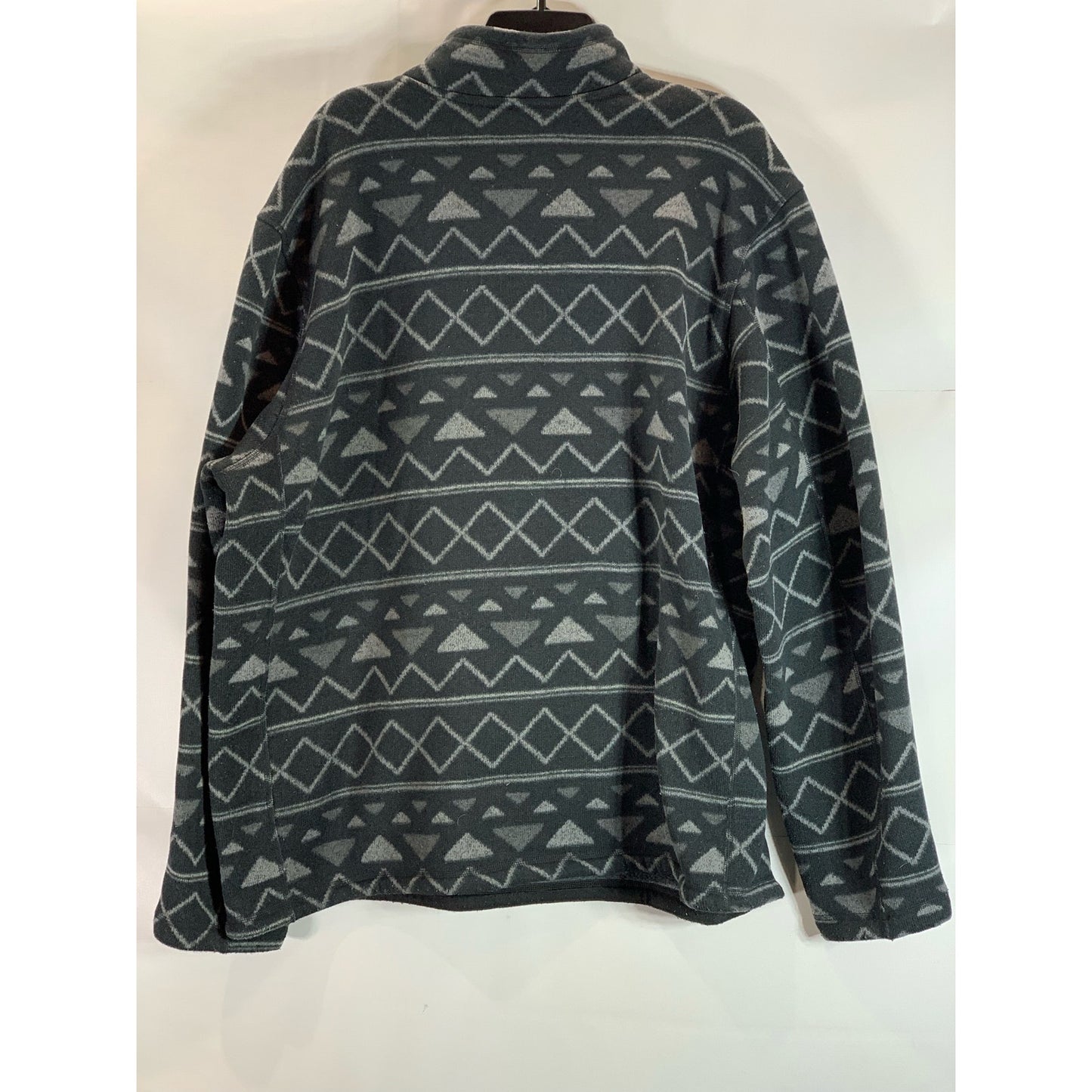 THE NORTH FACE Men's Black/Gray Novelty Gordon Lyon Quarter-Zip Sweater SZ 2XL