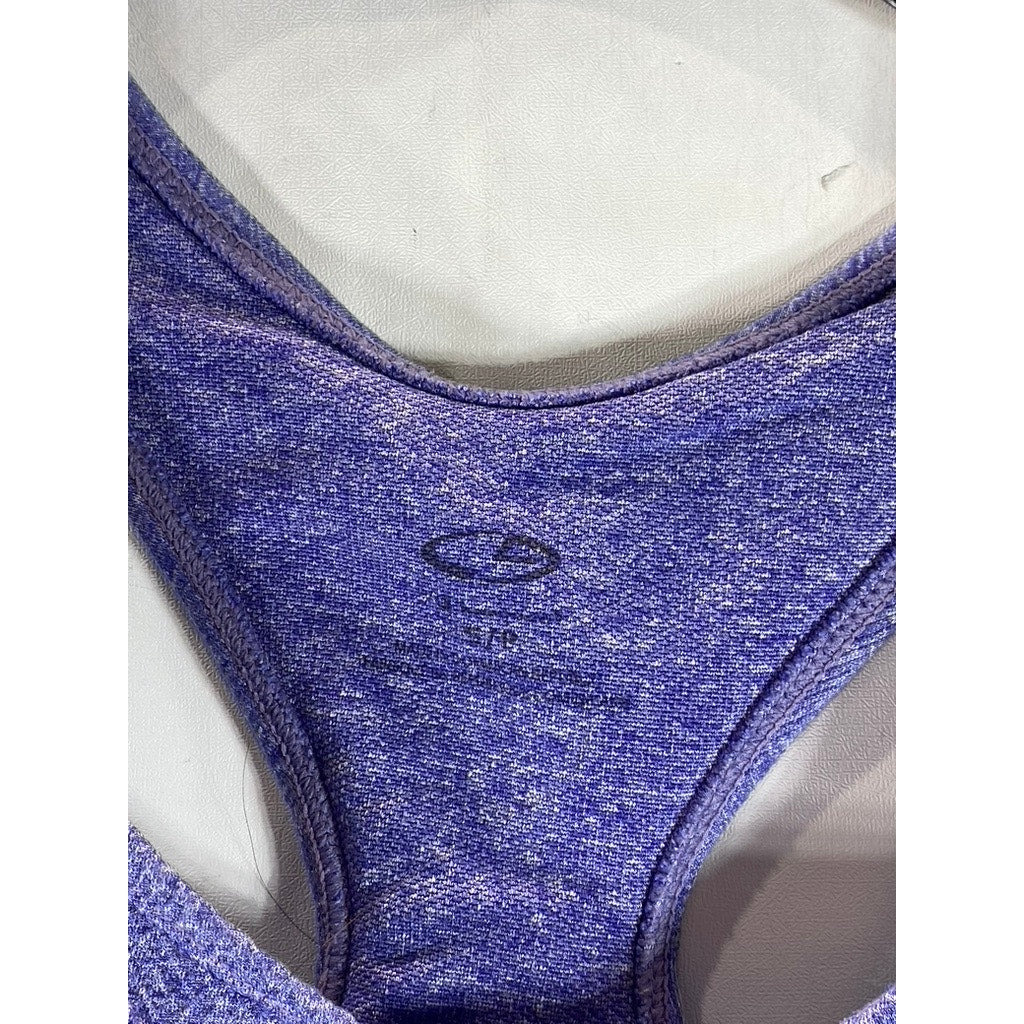 C9 BY CHAMPION Women's Dark Purple Racerback Seamless Medium Support Bra SZ S