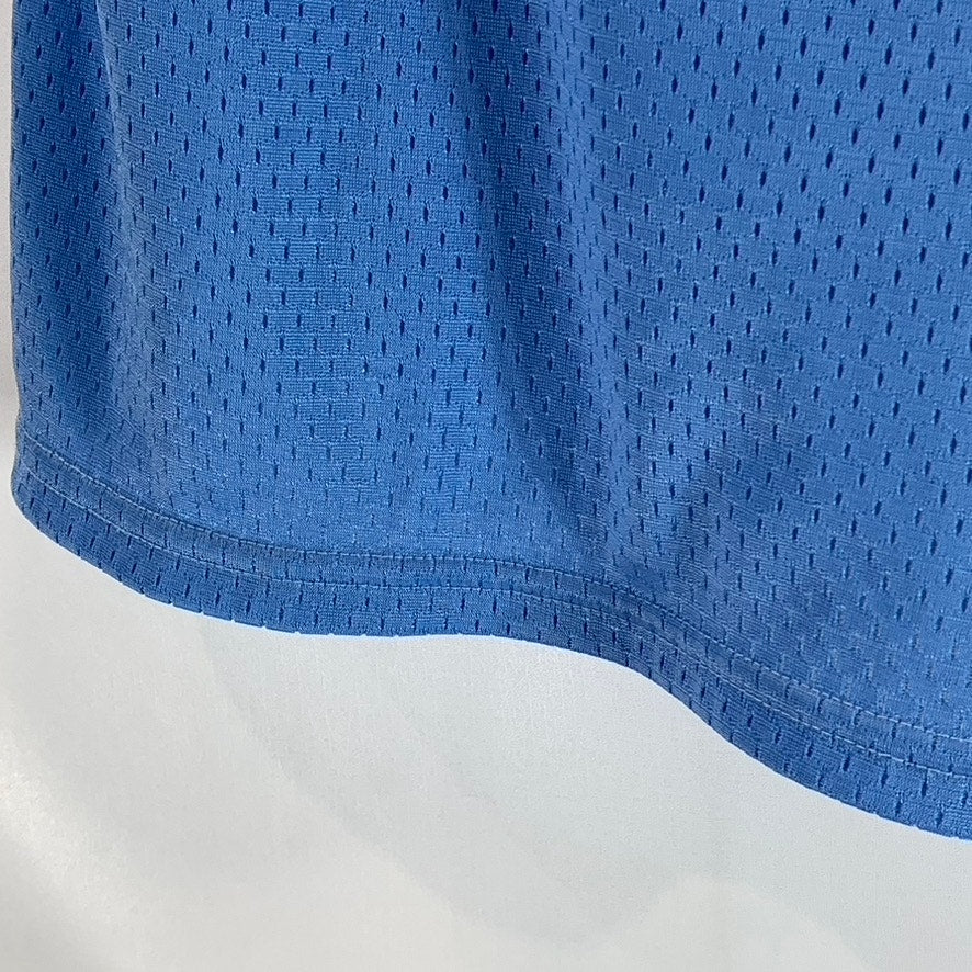 CHAMPION Authentic Men's Blue Elastic Waist Perforated Pull-On Shorts SZ XL