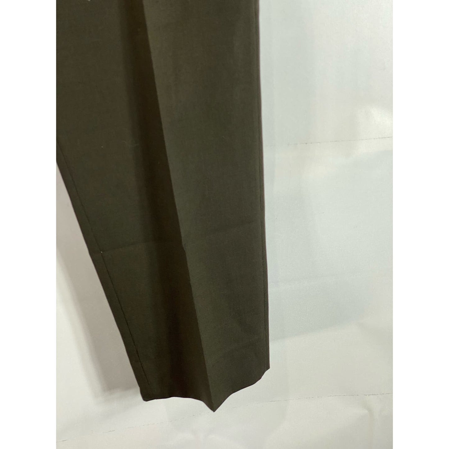 LAUREN RALPH LAUREN Men's Brown Wool Total Comfort Flat Front Pants SZ 38X32