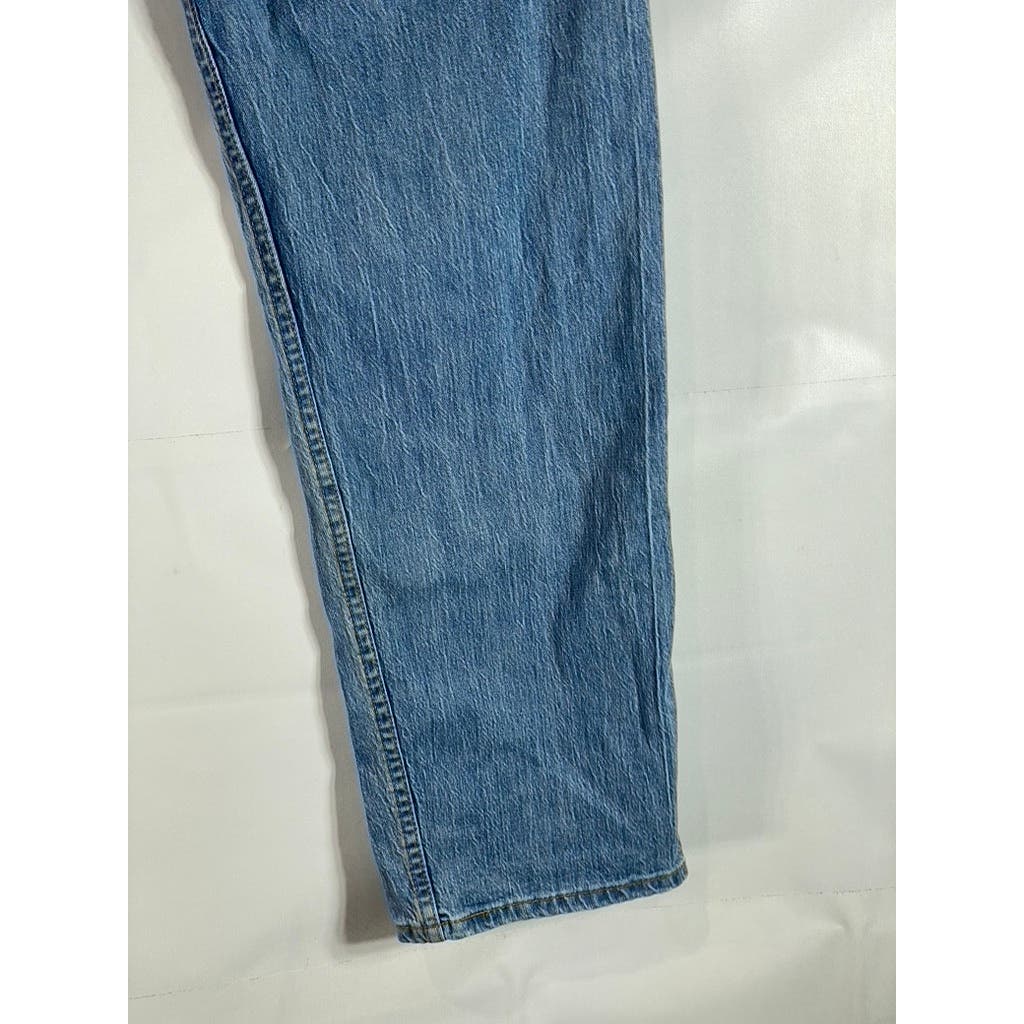LEVI'S Men's Blue 505 Regular-Fit Five-Pocket Denim Jeans SZ 38X32